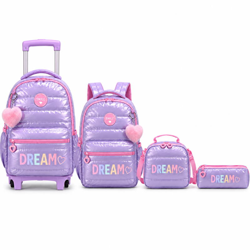 school trolley bag set (4)